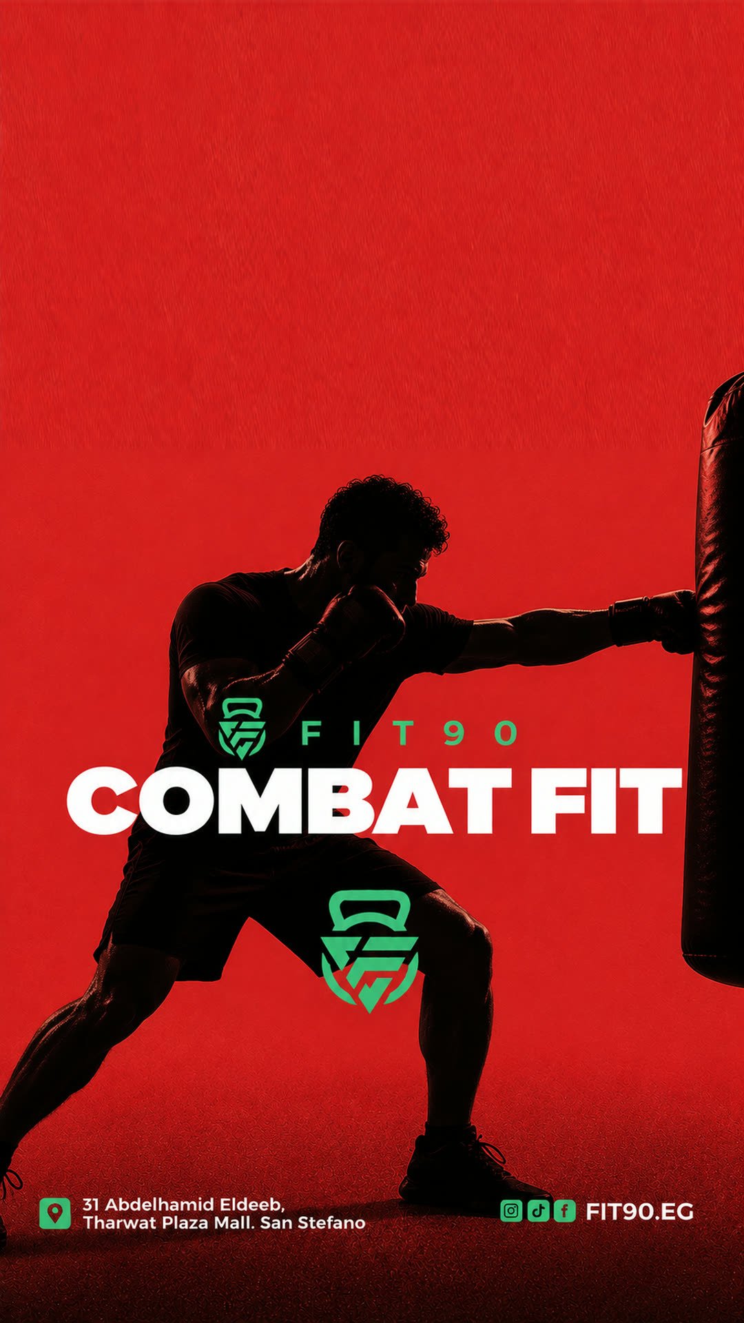 Combat Fit class at Fit90 Gym, San Stefano Alexandria
