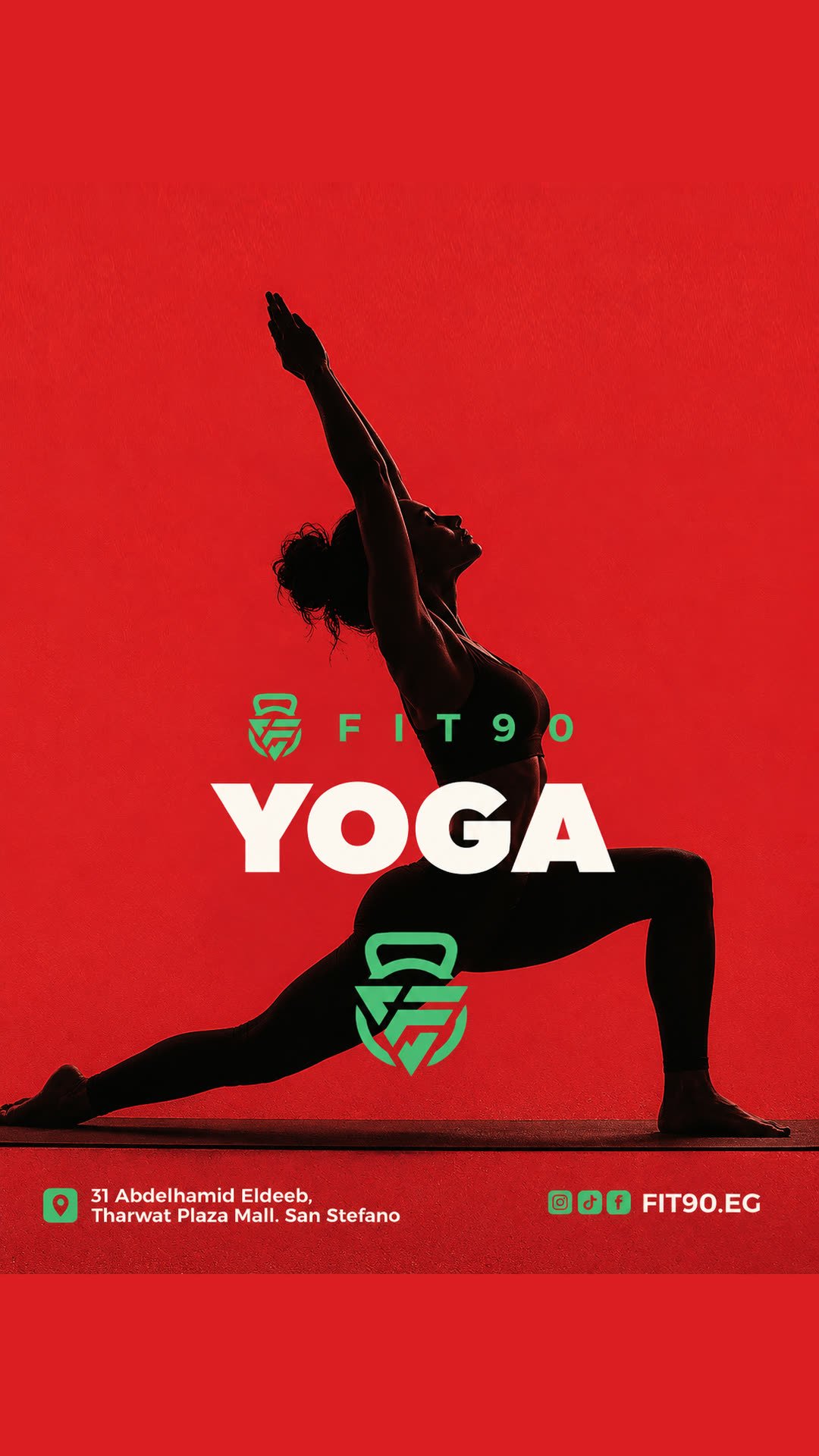 Yoga class at Fit90 Gym, San Stefano Alexandria