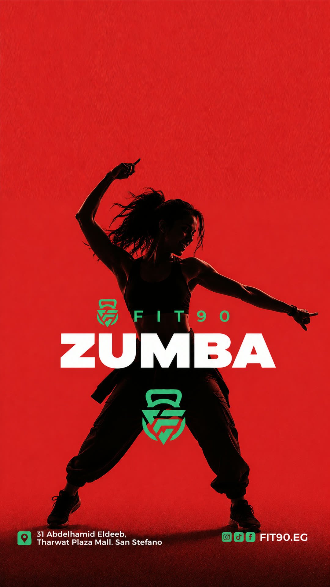 Zumba class at Fit90 Gym, San Stefano Alexandria